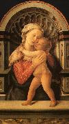 Fra Filippo Lippi Madonna and Child Spain oil painting artist